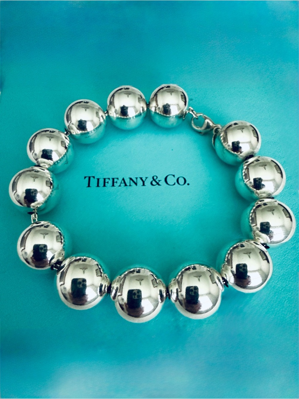 RARE 14mm Hardware Bead Bracelet Tiffany & Co. - VINTAGE